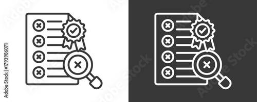 Failure Icon Set Vector Collection Isolated In Black And White