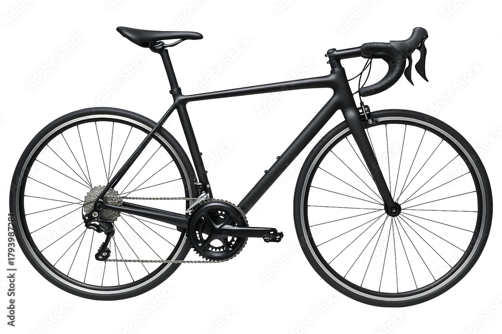 Obraz premium road bike isolated on transparent background