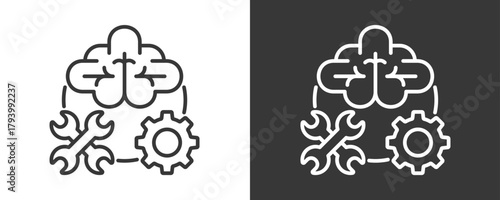Skills Icon Set Vector Collection Isolated In Black And White