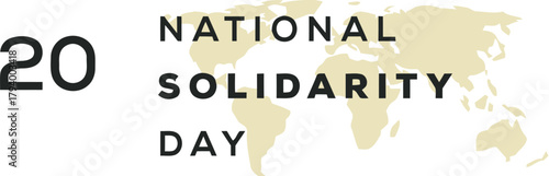 Celebrate National Solidarity Day October 20th uniting the world with powerful global connection and unity visuals