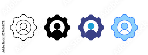 Skills  icon set multiple style collection