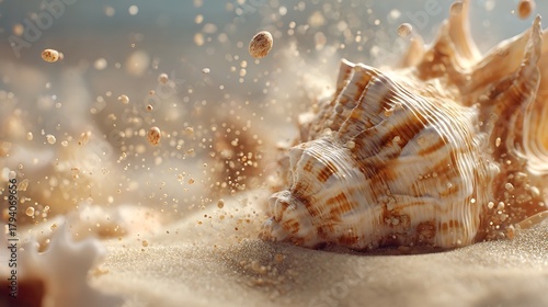 seashell on the beach