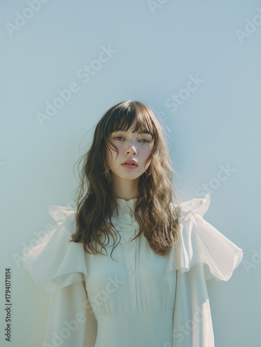 美しい女性のポートレート