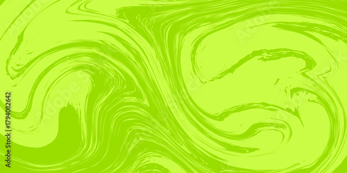 Abstract green background with hypnotic wavy lines pattern. Fresh and natural background. vector eps 10.