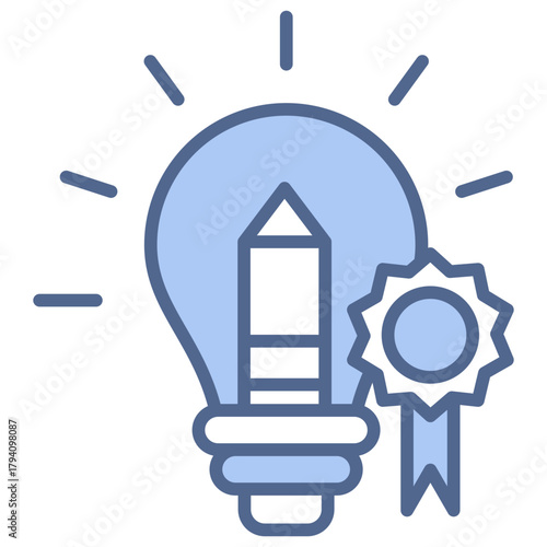 Originality Blue Icon