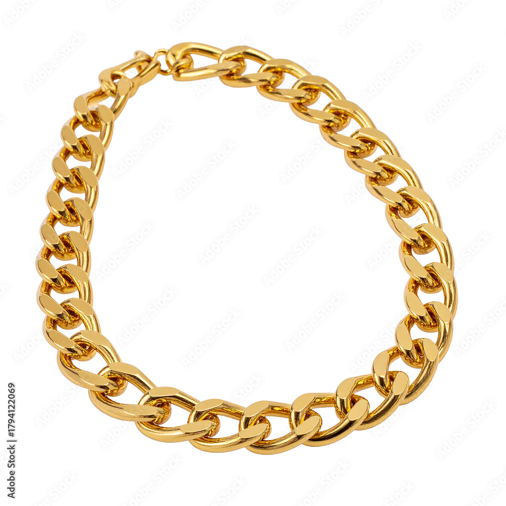 custom made wallpaper toronto digitalGolden Chain's Gleam: A captivating close-up of a luxurious, gold chain, the links gleaming brilliantly against the soft, radiant glow, reflecting elegance and timeless style.