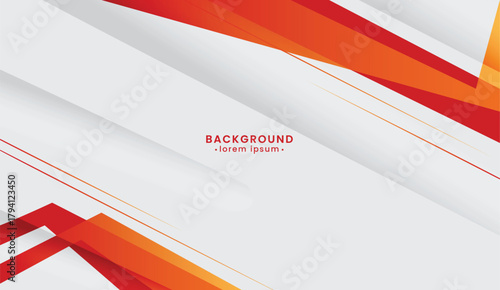 Abstract orange and gray geometric shapes background. Ideal for website design, social media posts, brochure covers, and digital presentations.