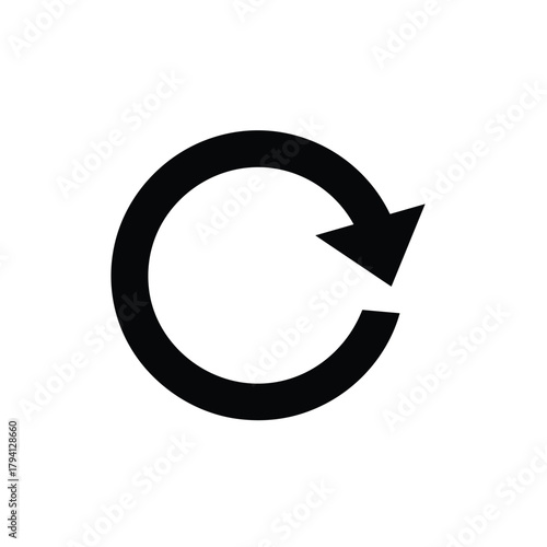 Refresh icon set. Reload icon vector. Update icon.