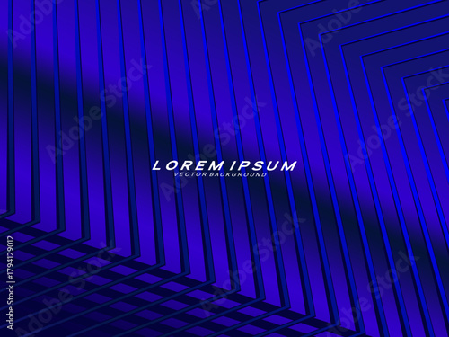 Premium background design with diagonal dark blue stripes pattern. Vector horizontal template for digital lux business banner, contemporary formal invitation, luxury voucher, prestigious gift certific