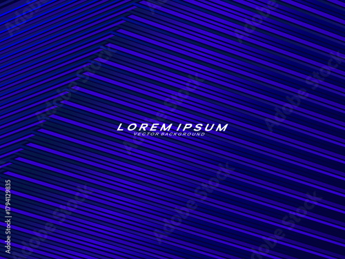 Premium background design with diagonal dark blue stripes pattern. Vector horizontal template for digital lux business banner, contemporary formal invitation, luxury voucher, prestigious gift certific