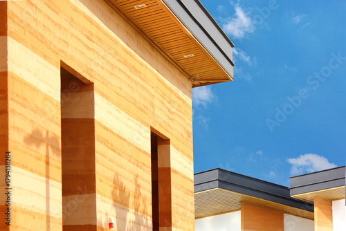 close up architecture exterior design style minimal concept