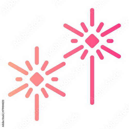 sparkler gradient icon