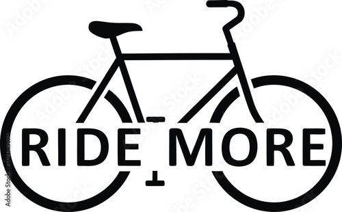 Ride more bicycle, an invitation to embrace sustainable transportation and enjoy the benefits of cycling for health and environment