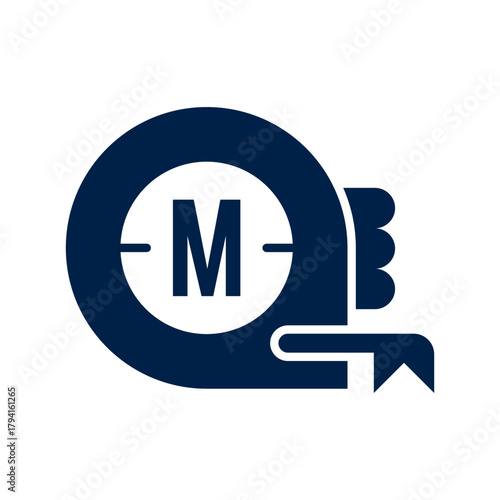 Tape measure vector illustration icon design trendy