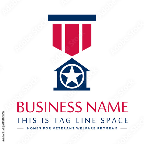 Homes for Veterans Vector Logo Art