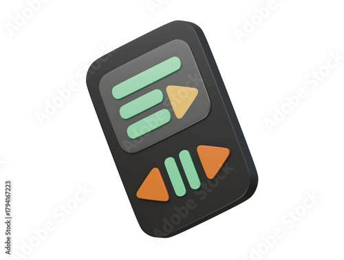 podcast icon 3d illustration render