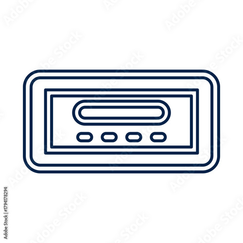 USB port vector illustration icon design trendy