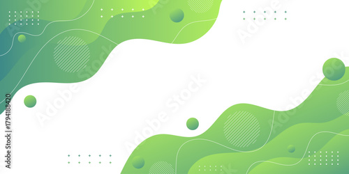Green abstract background featuring soft flowing shapes and gentle gradients for a fresh minimalist aesthetic.