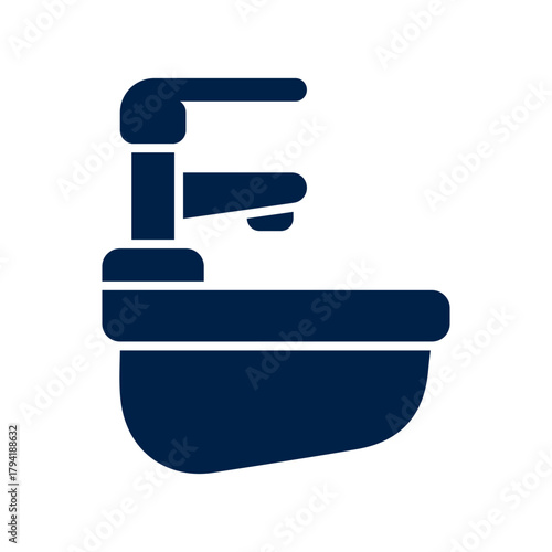 Wastafel vector illustration icon deasign trendy