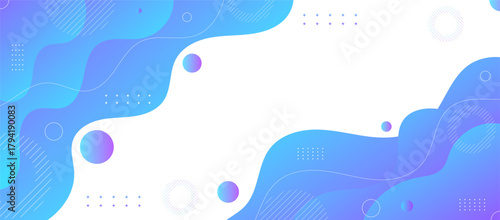 Modern blue abstract background with smooth waves and soft gradients.