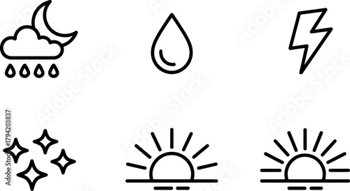 Weather forecast icons