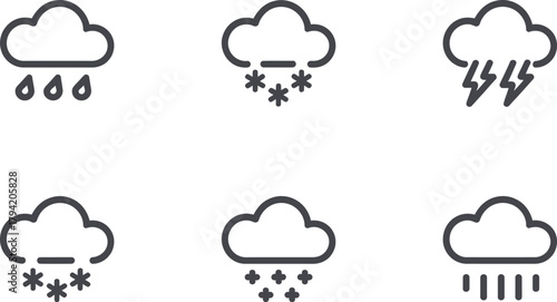 Weather forecast icons