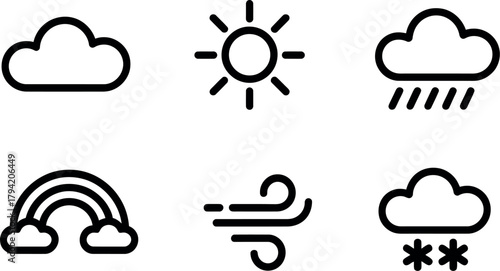 Weather forecast icons