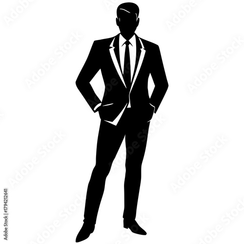 business man silhouette