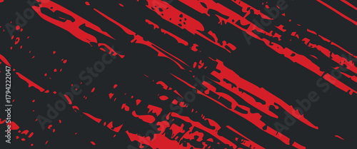 Background, contrast red and black color abstract template for business design. Technology style. You can use it for advertising, sports posters, templates, business presentations. Vector illustration