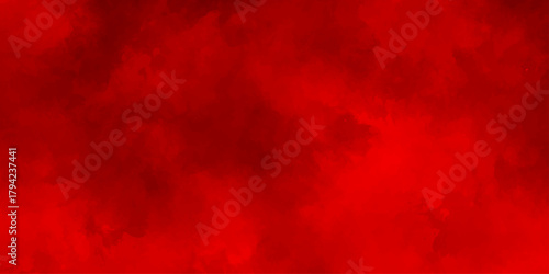 Dark red grunge background texture with a hot flame and smoke pattern for a Christmas design backdrop