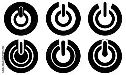 Power up your designs with this sleek set of on/off icons! Perfect for websites, apps, and presentations needing a modern, tech-savvy edge