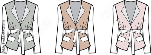 Elegant Women's Jacket Designs in Various Colors Versatile Fashion for Style and Comfort