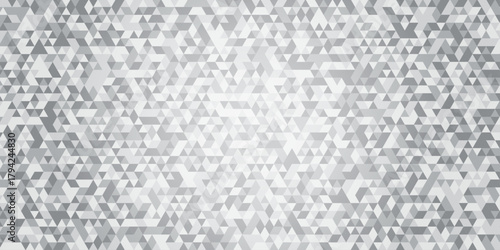 abstract geometric white and gray low polygon triangle vector paper wallpaper origami background. gradient grid creative digital business triangular low textile design.	
