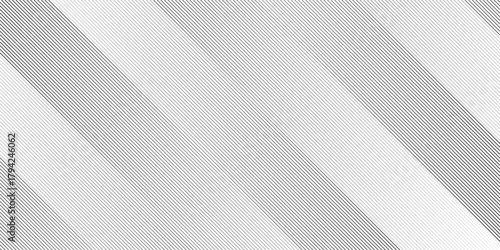 Geometric diagonal oblique vector curve gradient black and white graphic stripe line. Repeated fine diagonal lines Thin slash line stripes diagonal vector elegant background	