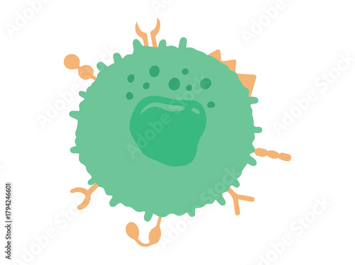NK Immune Cell Clip Art