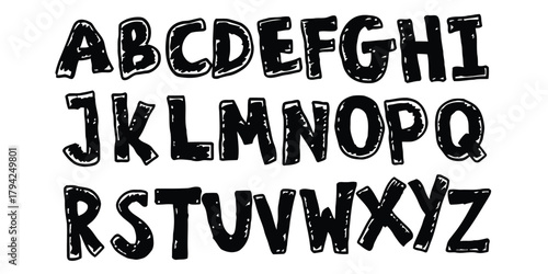 alphabet, letters, font, abc, typography, uppercase, handwritten, drawing, sketch, doodle, graphic, design, symbol, character, education, learning, writing, language, communication, black and white, i