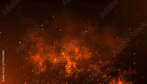 Intense Glowing Sparks Texture