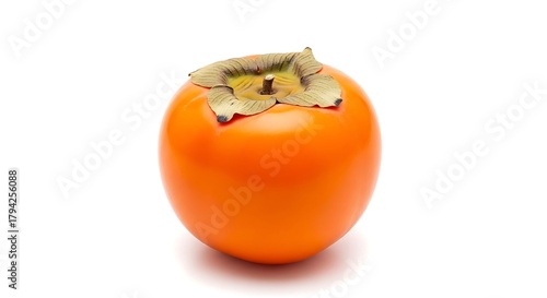 Persimmon fruit isolated on white background