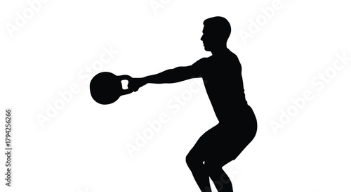 Abstract geometric silhouette design with vibrant color accents and minimalist appeal