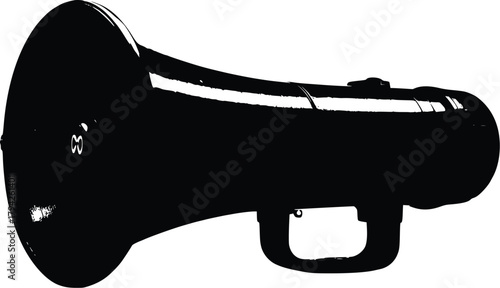 Black megaphone