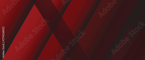 PrintRed line with white architecture futuristic background minimal concept vector illustration subtle design.