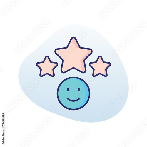 Satisfaction  vector icon