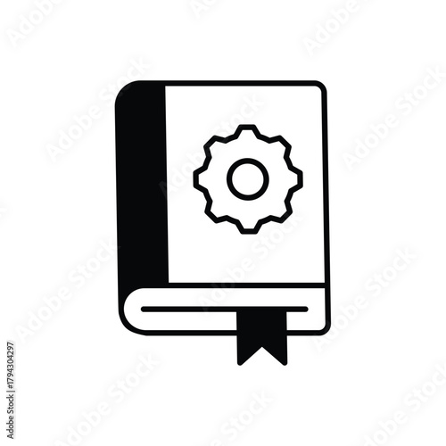 Manual vector icon