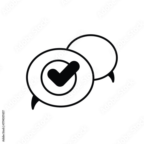 Conversation  vector icon