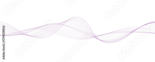 Abstract wavy lines illustration
