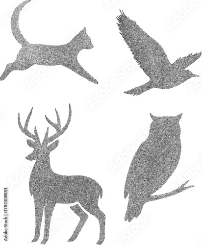 Butterfly Couture Silhouette Vectors – Luxury Fashion-Inspired EPS Designs