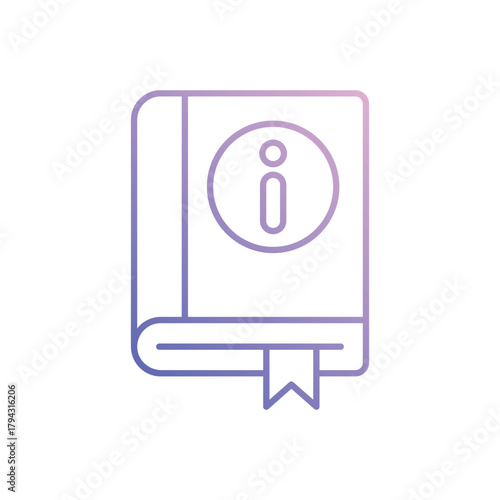 Guidebook  vector icon