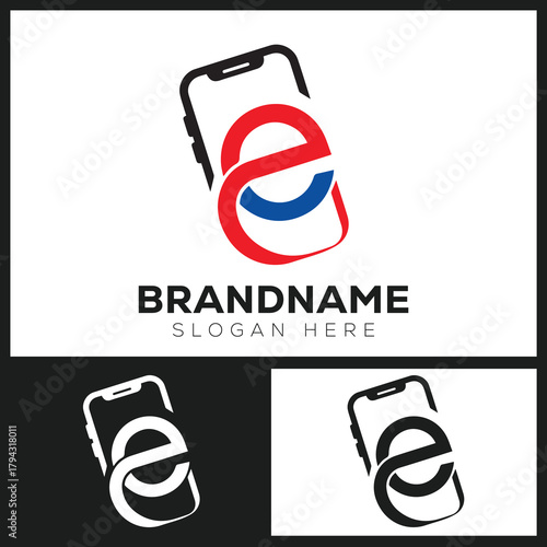 Stylized concept logo showing the letter E representing Enhanced