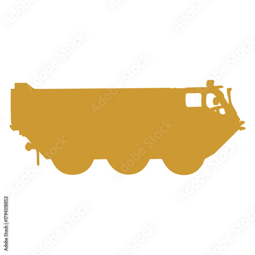 Military Vehicle Silhouette