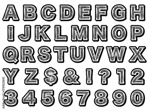 ミラータイル3、文字フチ影、6白